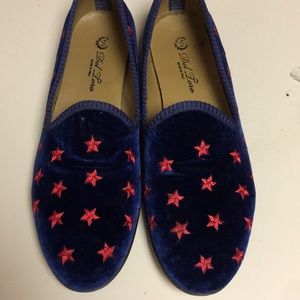Del Toro Velvet Loafer Seeing Stars Size 9